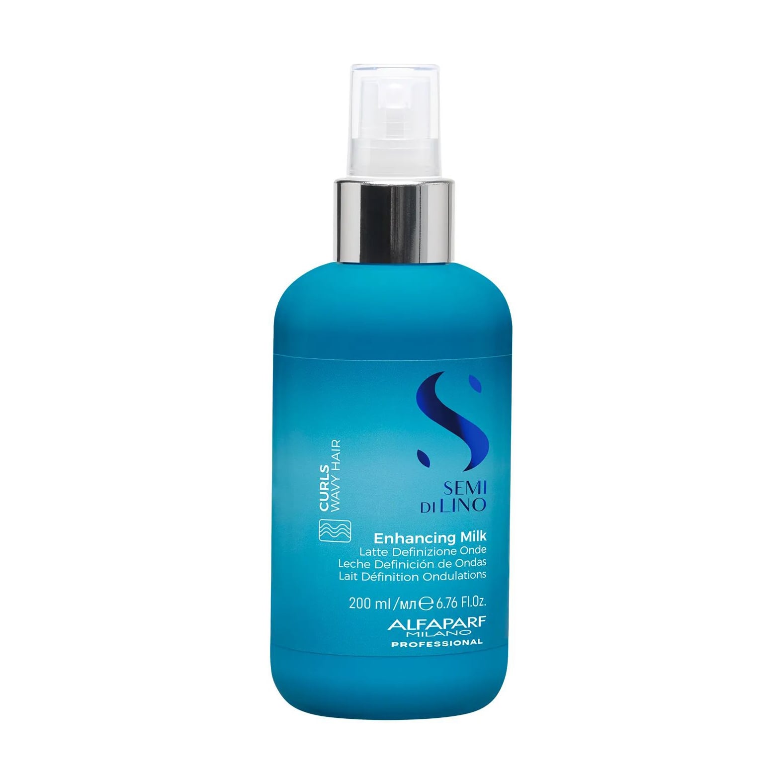 Зволожувальне молочко Alfaparf Milano Semi Di Lino Curls Enhancing Milk для кучерявого волосся, 200 мл